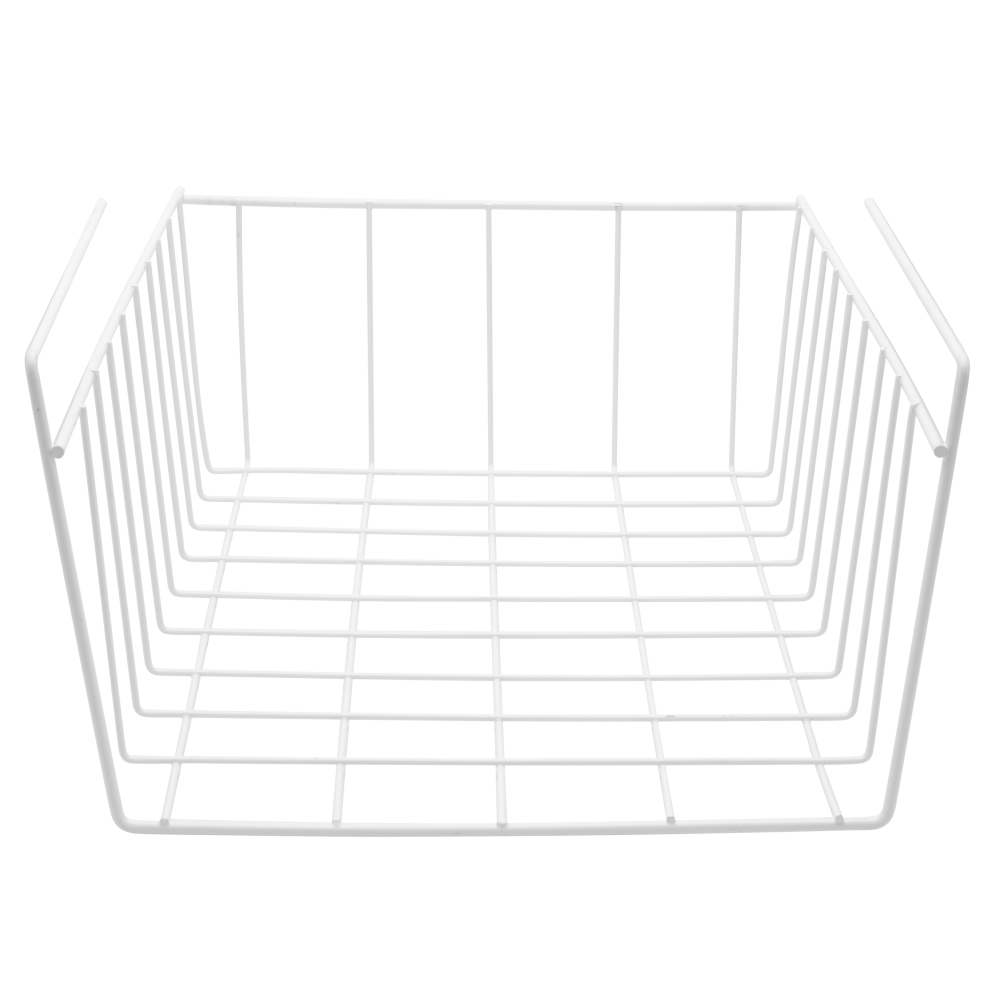 Medium Under Shelf Kitchen Pantry Wrap Rack White - Wire Collection ...