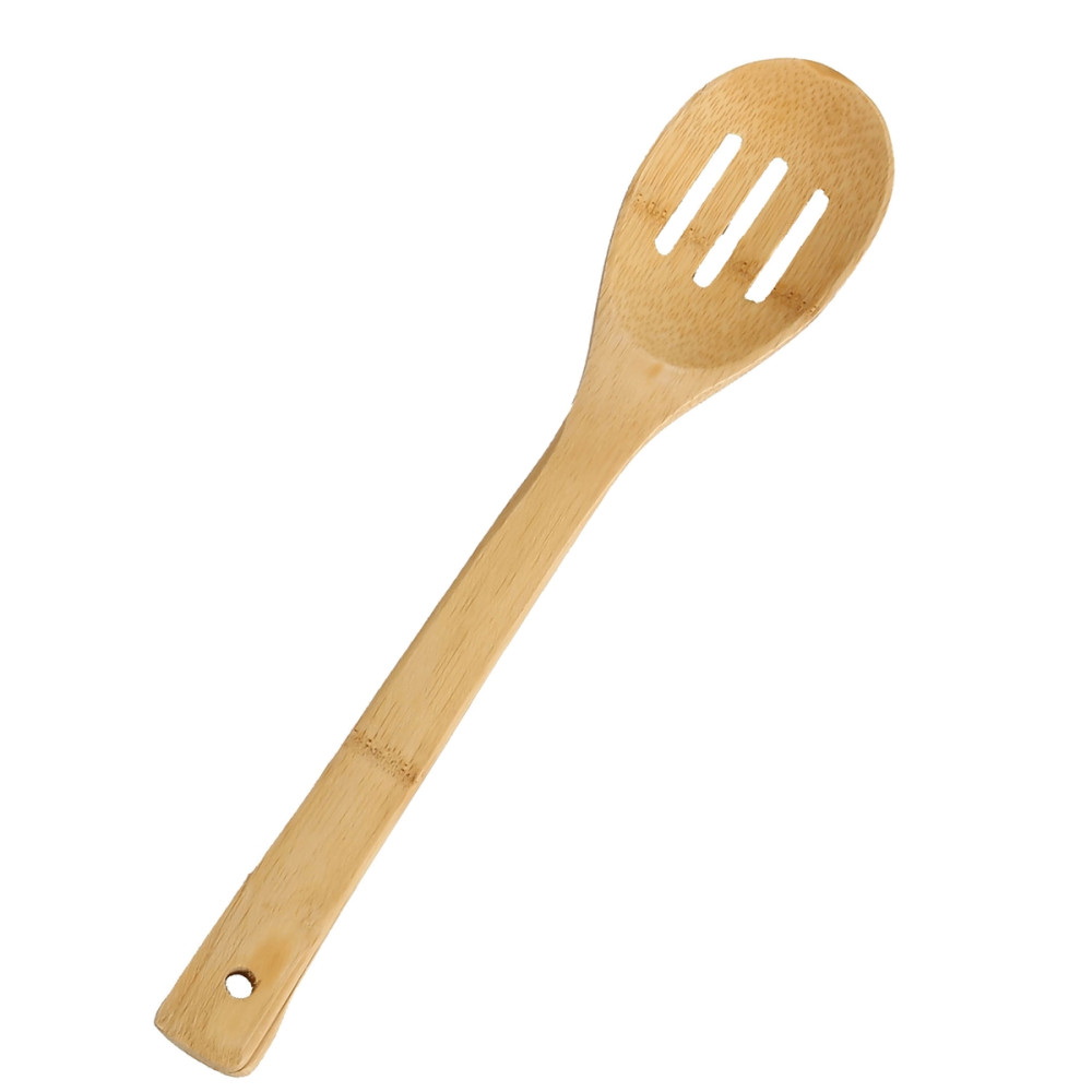Bamboo Slotted Spoon Utensil YBM Home