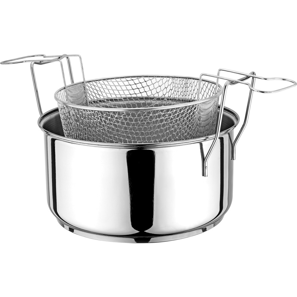 Stainless Steel Deep Fryer 11 Inch Kitchen YBM Home