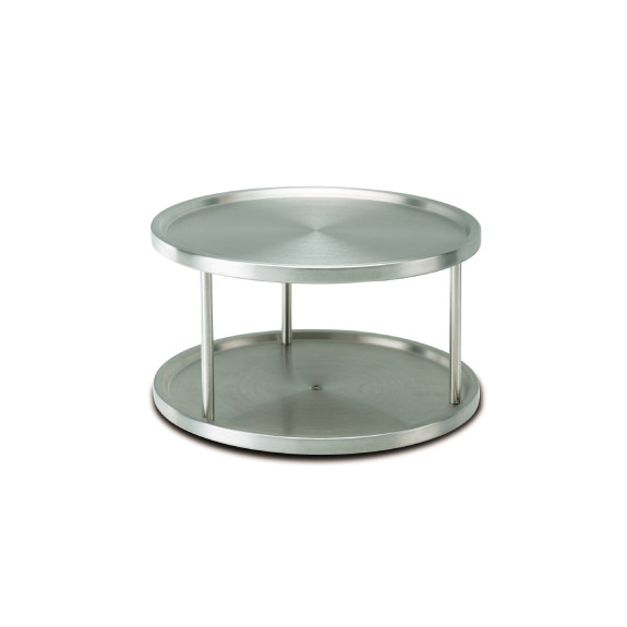 2 Tier Lazy Susan Turntable - General - Storage & Organizer | YBM Home