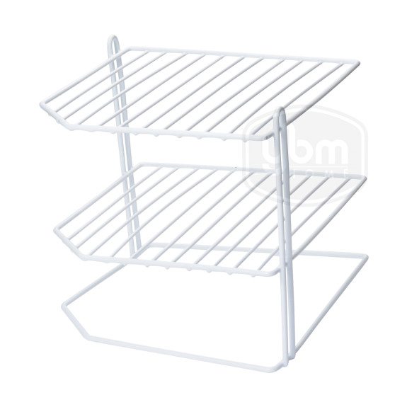 White  Rack for Kitchen Counter Pantry 2215 Ybmhome 3 Tier Corner Helper Shelf
