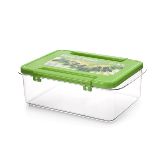 Food Storage Containers With Lids, Clear Airtight Square Food