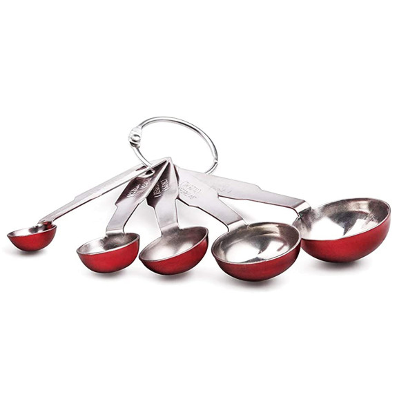 Measuring Cups and Spoons Set, Stainless Steel Metal Stackable