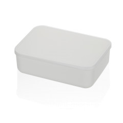 YBM Home Stackable Plastic Storage Bin with Lid, White - On Sale