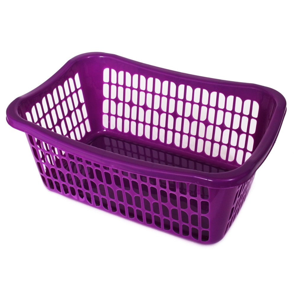 Large Plastic Storage Basket / Office Drawer, Shelf Desktop Organizer