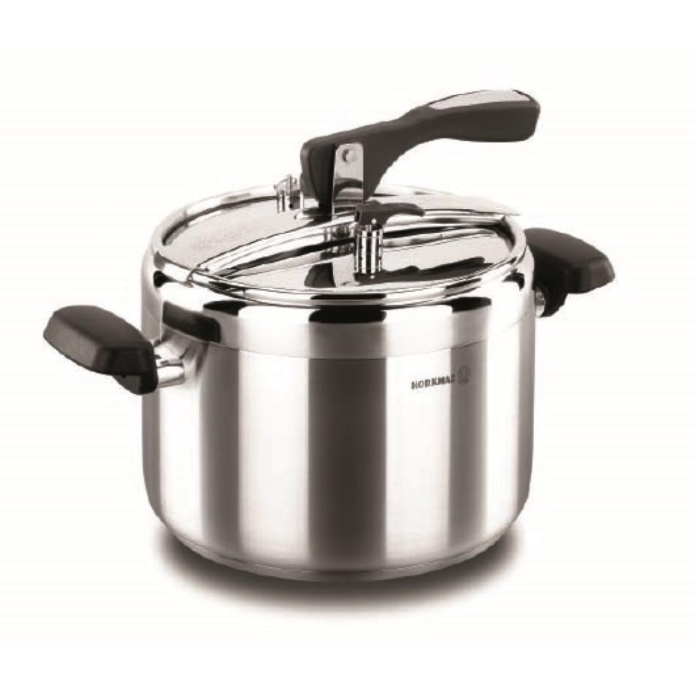 Korkmaz Turbo Stainless Steel Pressure Cooker, Manual Slow Cooker, Rice ...